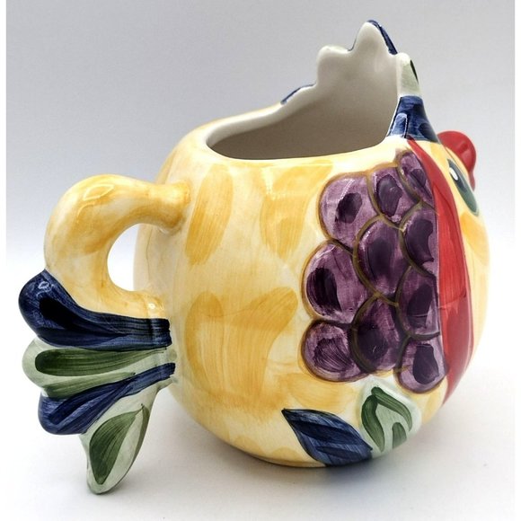 Under the Sea Small Fish Creamer Tabletops Unlimited Hand Painted 12oz Ocean - Picture 5 of 12